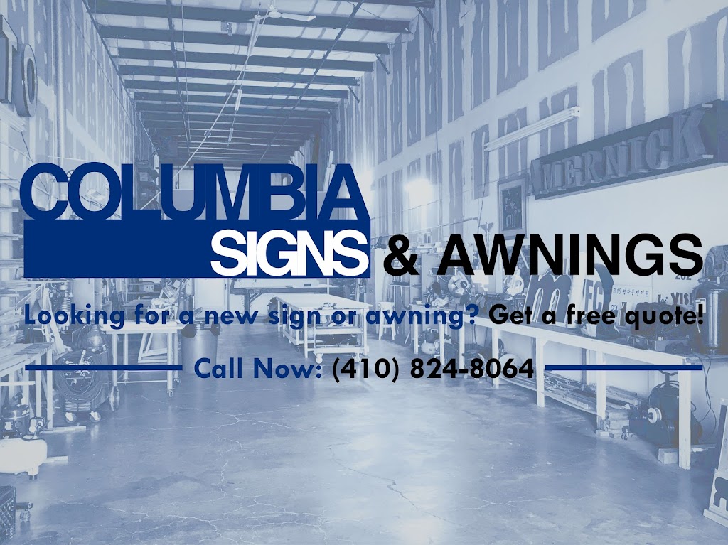 Columbia Signs & Awnings | 8836 Washington Blvd #202, Jessup, MD 20794, USA | Phone: (410) 824-8064