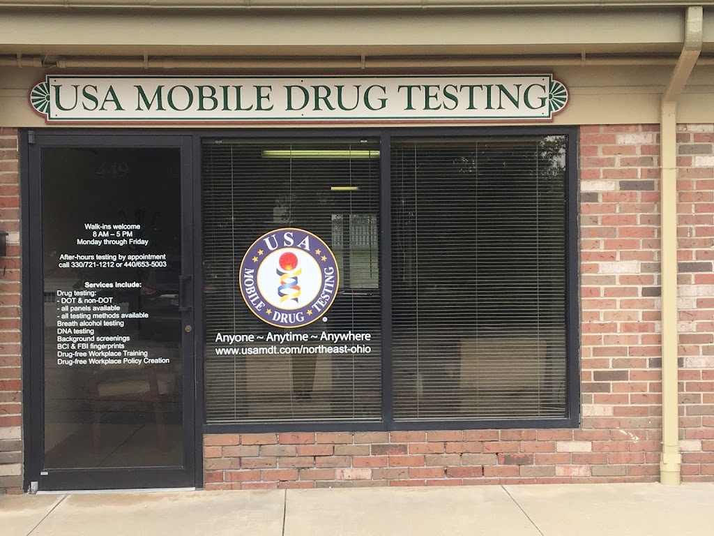 USA Mobile Drug Testing of Northeast Ohio | 377B Lear Rd #288, Avon Lake, OH 44012 | Phone: (440) 653-5003