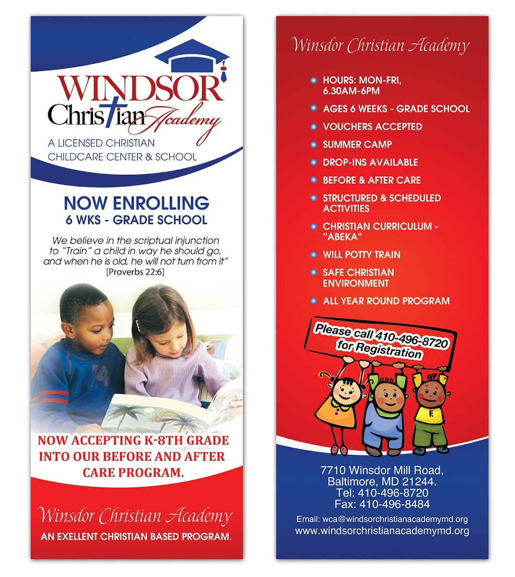Windsor Christian Academy | 7710 Windsor Mill Rd, Baltimore, MD 21244, USA | Phone: (410) 496-8270