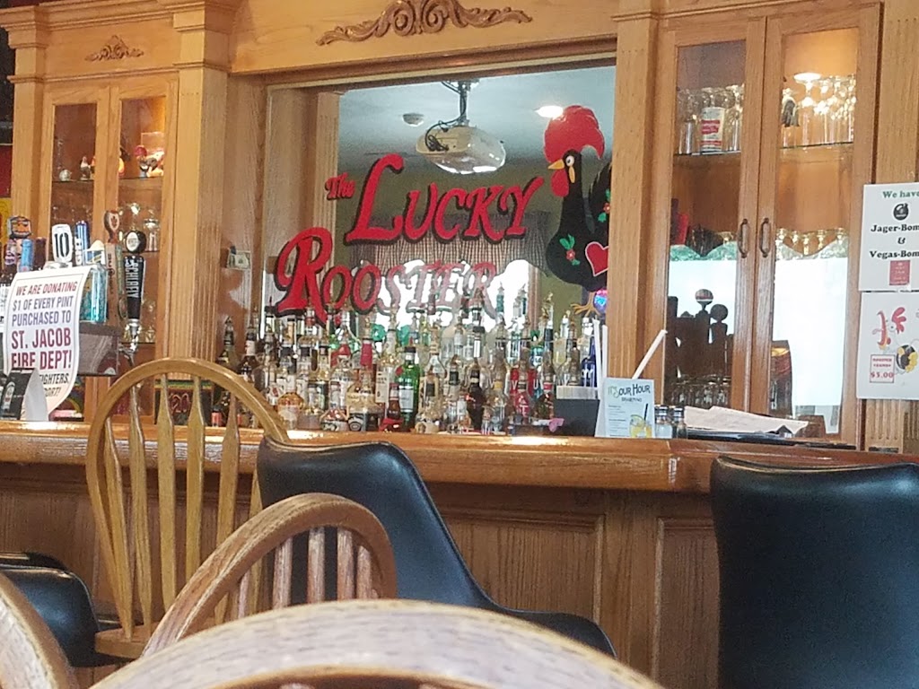 The Lucky Rooster Pub & Eatery | 101 W Main St, St Jacob, IL 62281, USA | Phone: (618) 644-2769