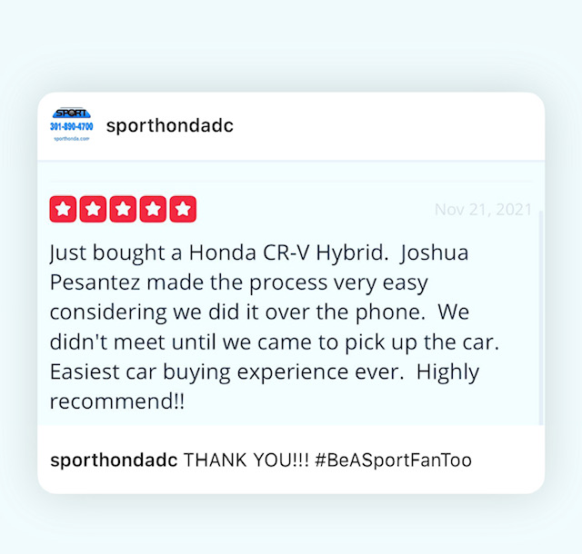 Sport Honda Service | 3201 Automobile Blvd, Silver Spring, MD 20904, USA | Phone: (301) 890-4700