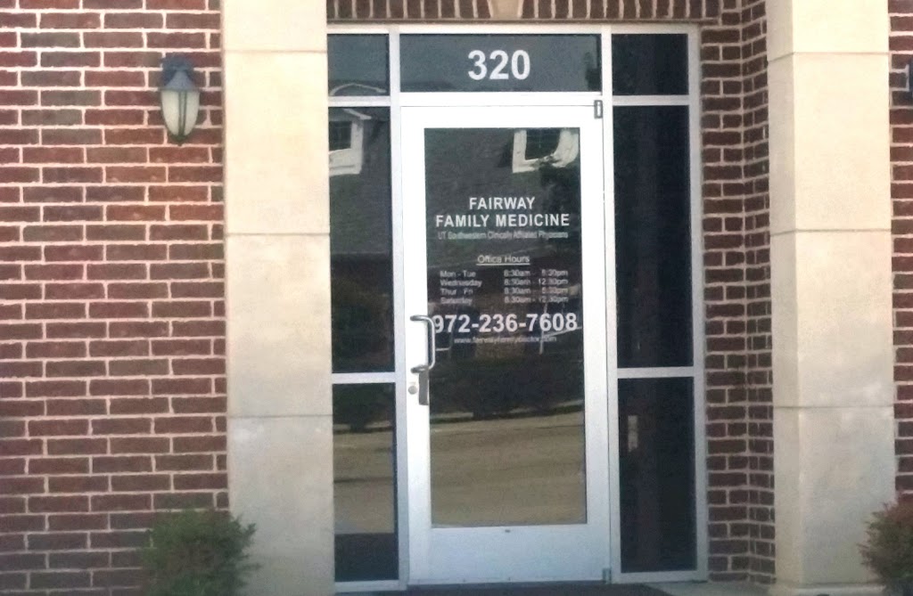 Fairway Family Medicine | 4100 Fairway Dr Ste 320, Carrollton, TX 75010, USA | Phone: (972) 236-7608