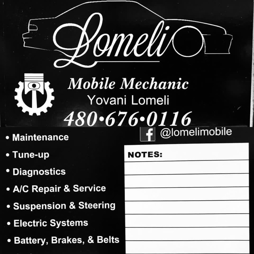 Lomeli Mobile Mechanic | N 67th Ave, Glendale, AZ 85303, USA | Phone: (480) 676-0116