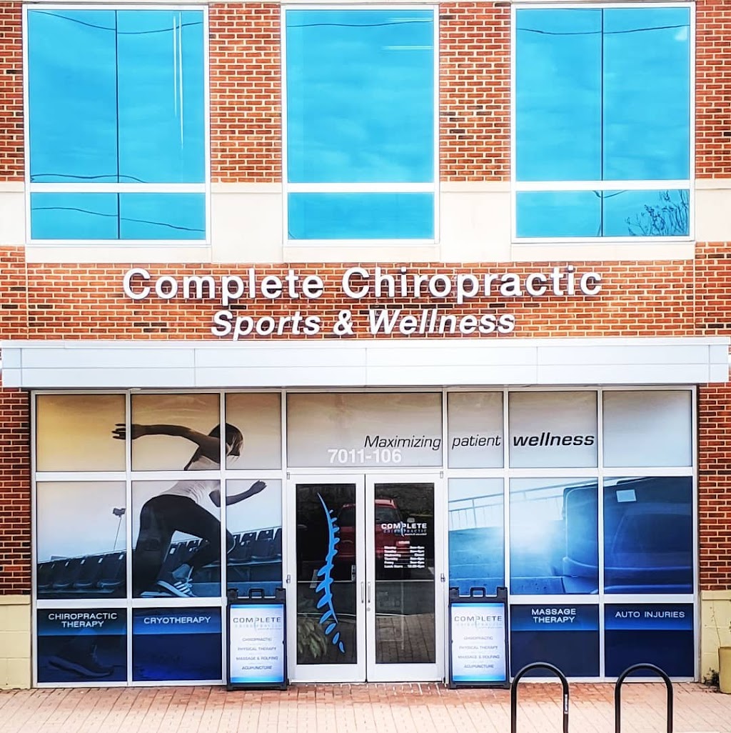 Complete Chiropractic Sports and Wellness | 7011 Fayetteville Rd Suite 106, Durham, NC 27713, USA | Phone: (919) 355-9357