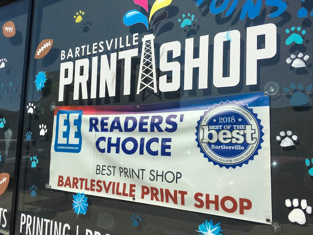 Bartlesville Print Shop | 120 E 2nd St, Bartlesville, OK 74003, USA | Phone: (918) 336-6070