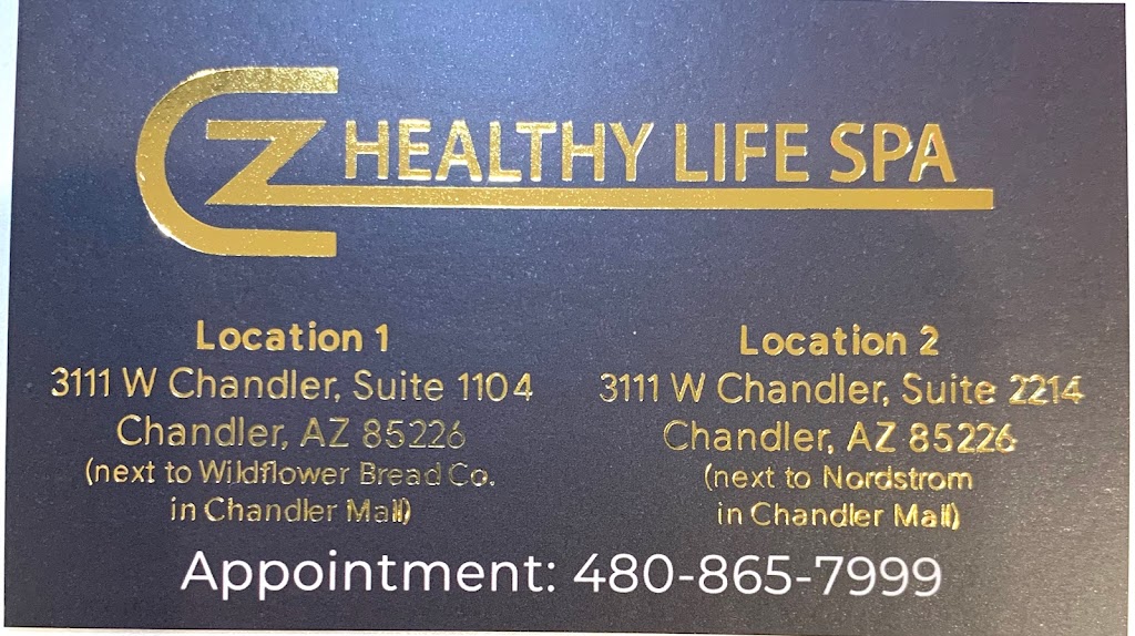 CZ HEALTHY LIFE SPA | 3111 W Chandler Blvd Suite 1104, Chandler, AZ 85226, USA | Phone: (480) 865-7999