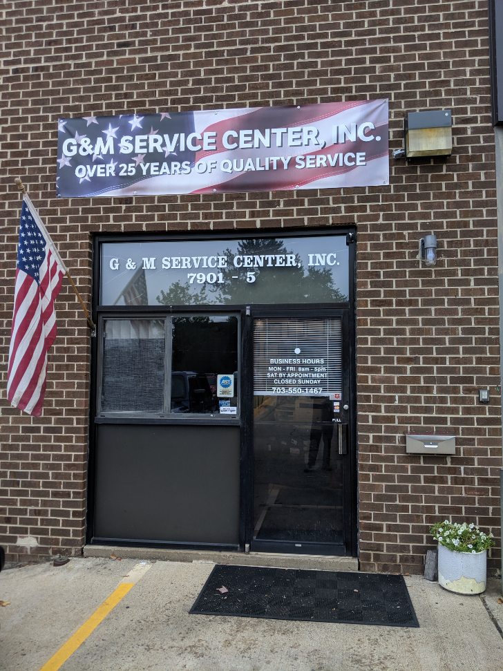 G & M Service Center, Inc. | 7901 Hill Park Ct #5, Lorton, VA 22079, USA | Phone: (703) 550-1467