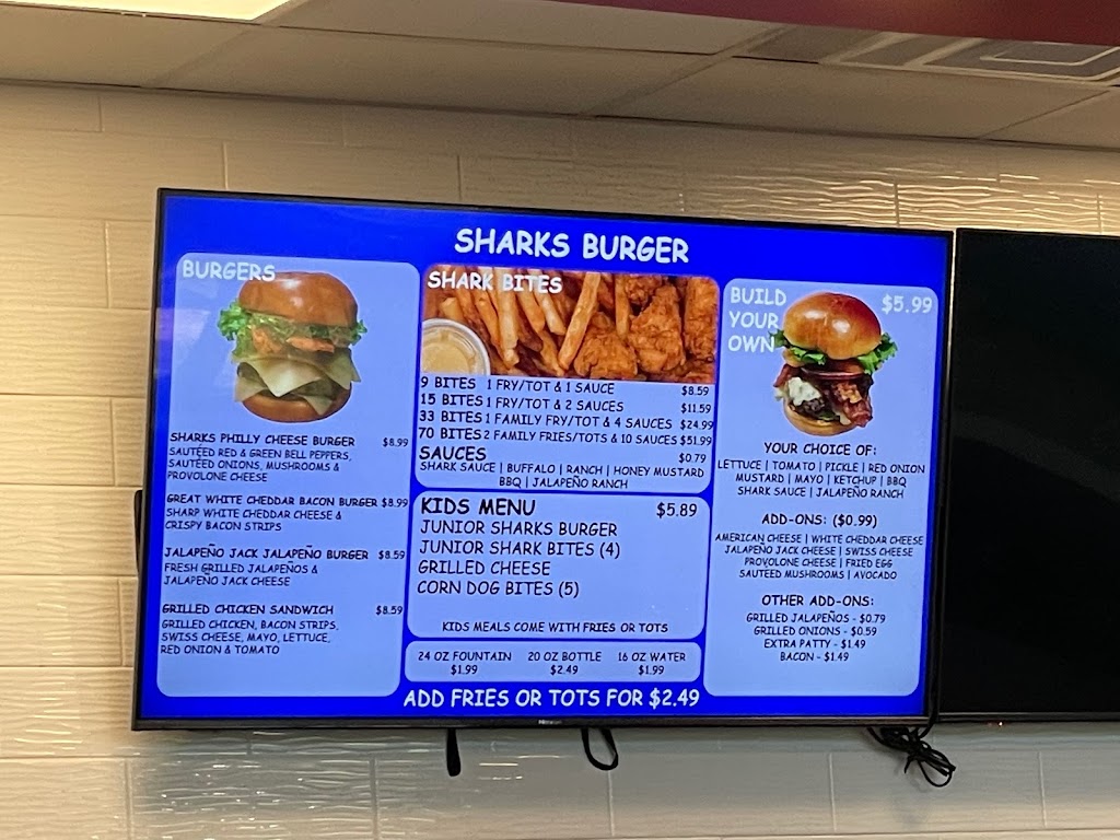 Sharks Burger | 15609 Ronald Reagan Blvd c100, Leander, TX 78641, USA | Phone: (512) 986-7799