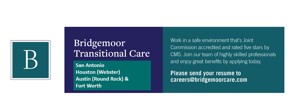 Bridgemoor Transitional Care - Round Rock | 16219 Ranch Rd 620 N, Austin, TX 78717, USA | Phone: (512) 520-1834