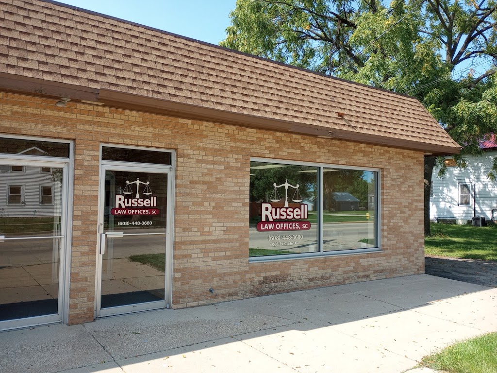 Russell Law Offices, S.C. | 1503 1st Center Ave, Brodhead, WI 53520, USA | Phone: (608) 448-3680