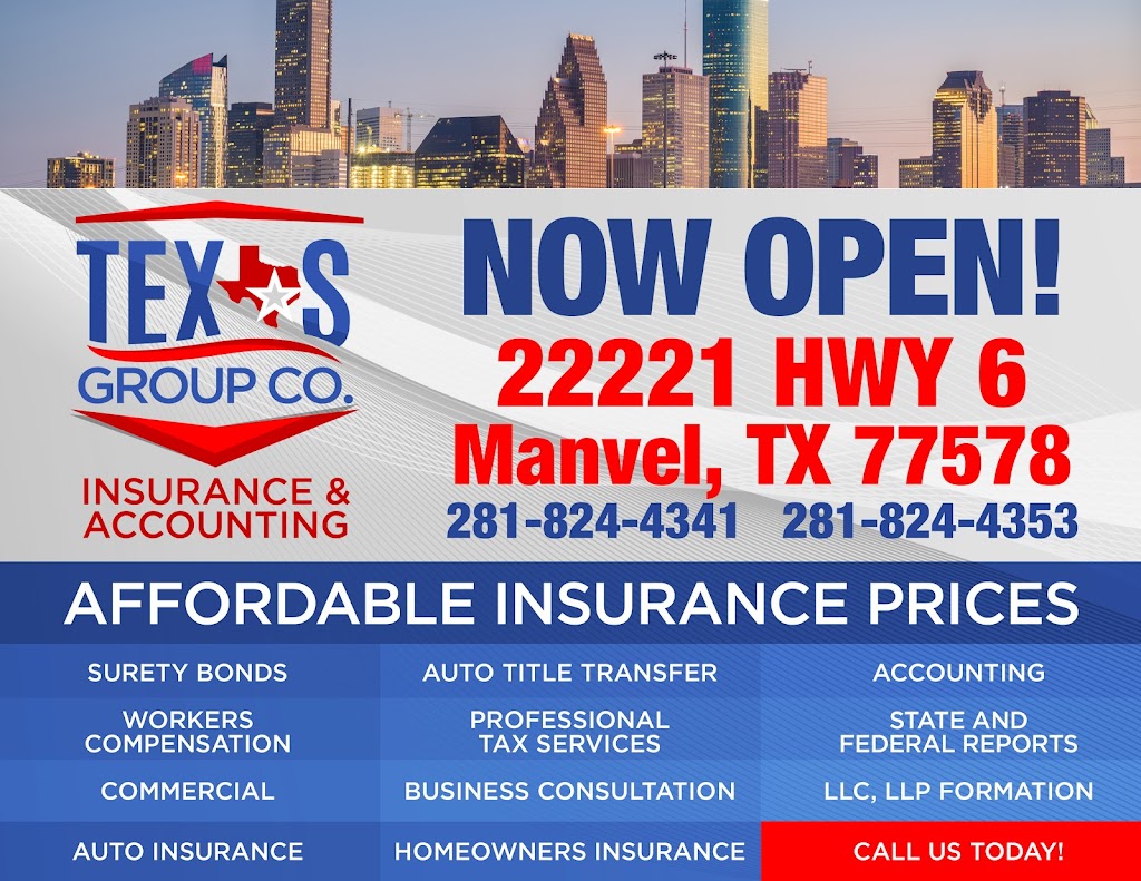 Texas Group Co Manvel | 22221 Hwy 6, Manvel, TX 77578, USA | Phone: (281) 824-4341