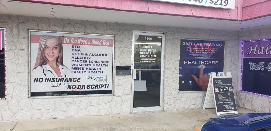 24-7 Labs New Port Richey | 3806 US-19, New Port Richey, FL 34652, USA | Phone: (727) 999-2775