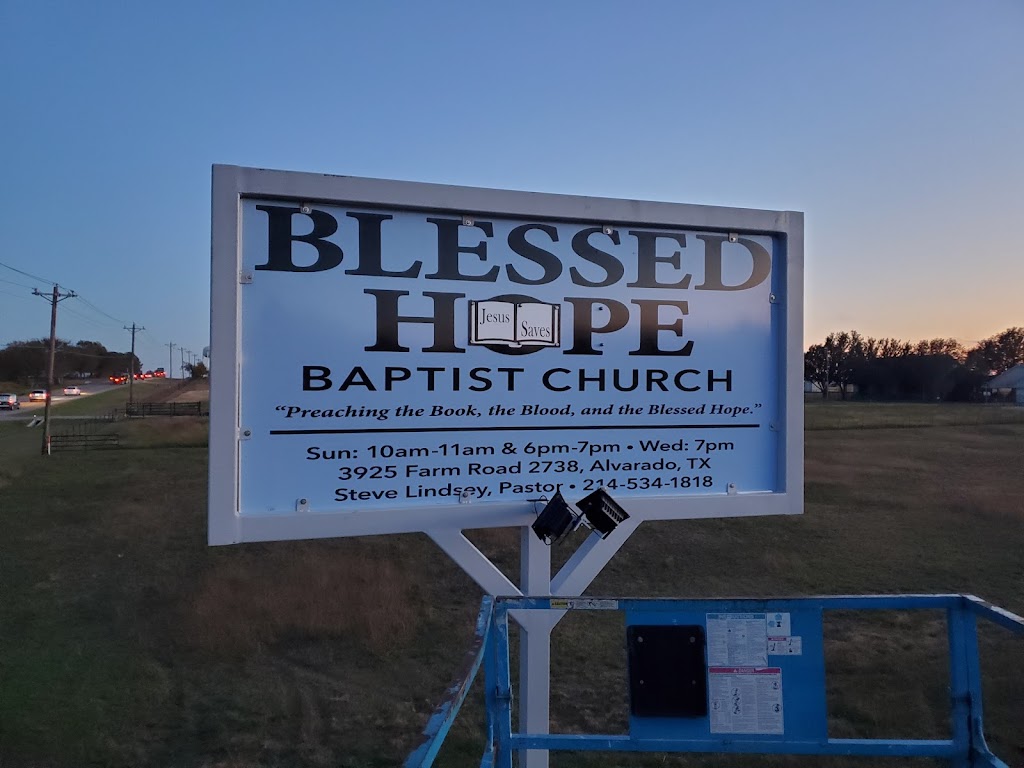Blessed Hope Baptist Church | 3925 FM2738, Alvarado, TX 76009 | Phone: (214) 534-1818
