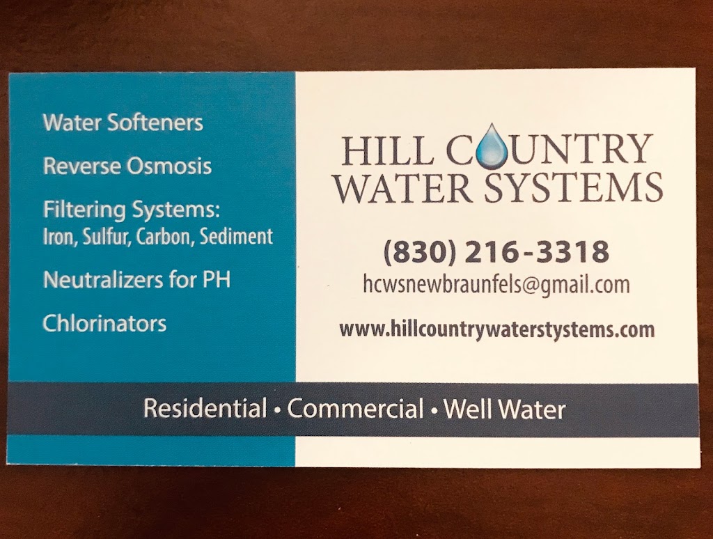 Hill Country Water Systems | 1937, 107 I-35 N. Suite, New Braunfels, TX 78130, USA | Phone: (830) 216-3318