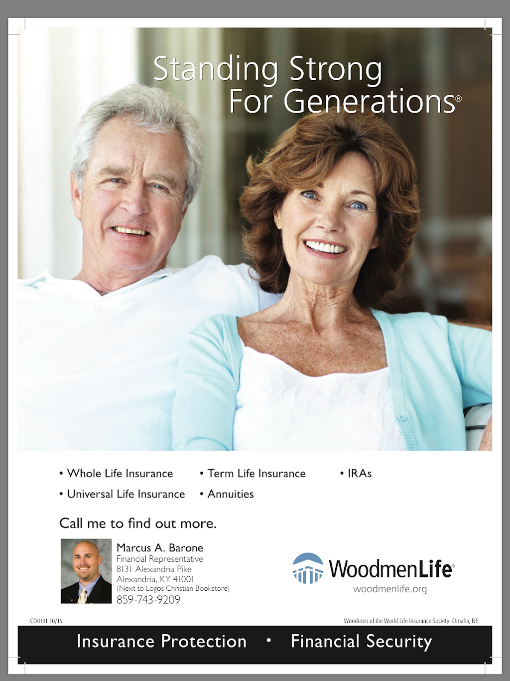 WoodmenLife - Marc Barone | 7718 Alexandria Pike, Alexandria, KY 41001, USA | Phone: (859) 448-0425