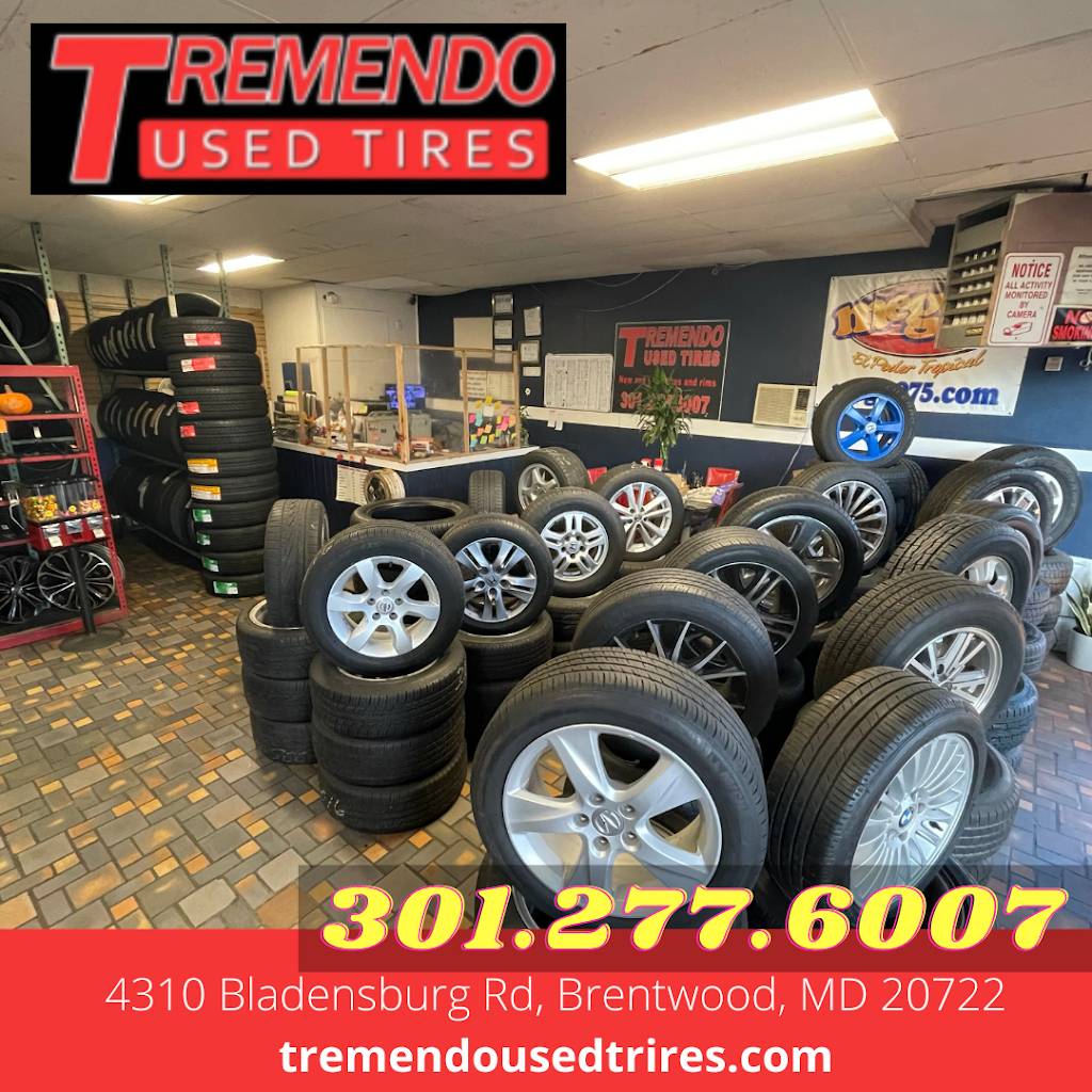 Tremendo Used Tires | 4310 Bladensburg Rd, Brentwood, MD 20722, USA | Phone: (301) 277-6007