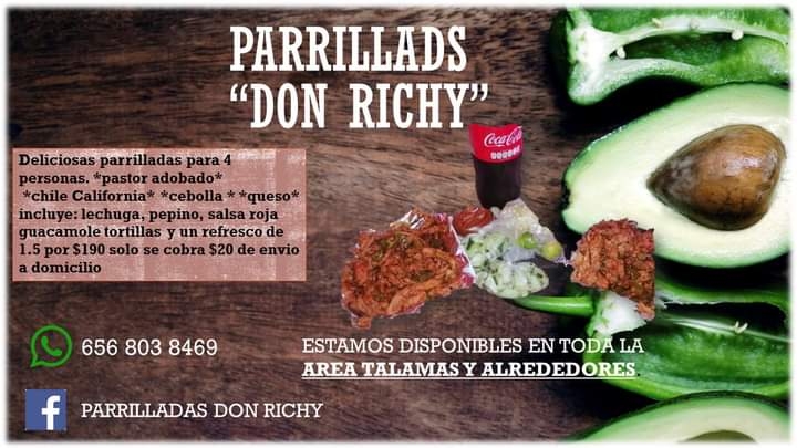 Ricas parrilladas | 32210 Pablo, Torres Burgos Col, Emiliano Zapata, 32210 Cd Juárez, Chih., Mexico | Phone: 656 803 8469