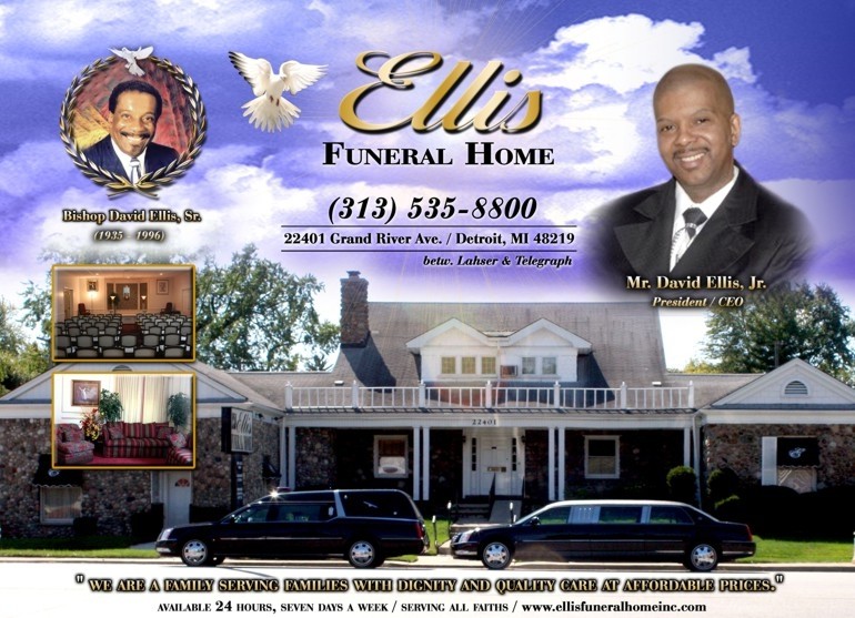 Ellis Funeral Home | 22401 Grand River Ave, Detroit, MI 48219, USA | Phone: (313) 535-8800