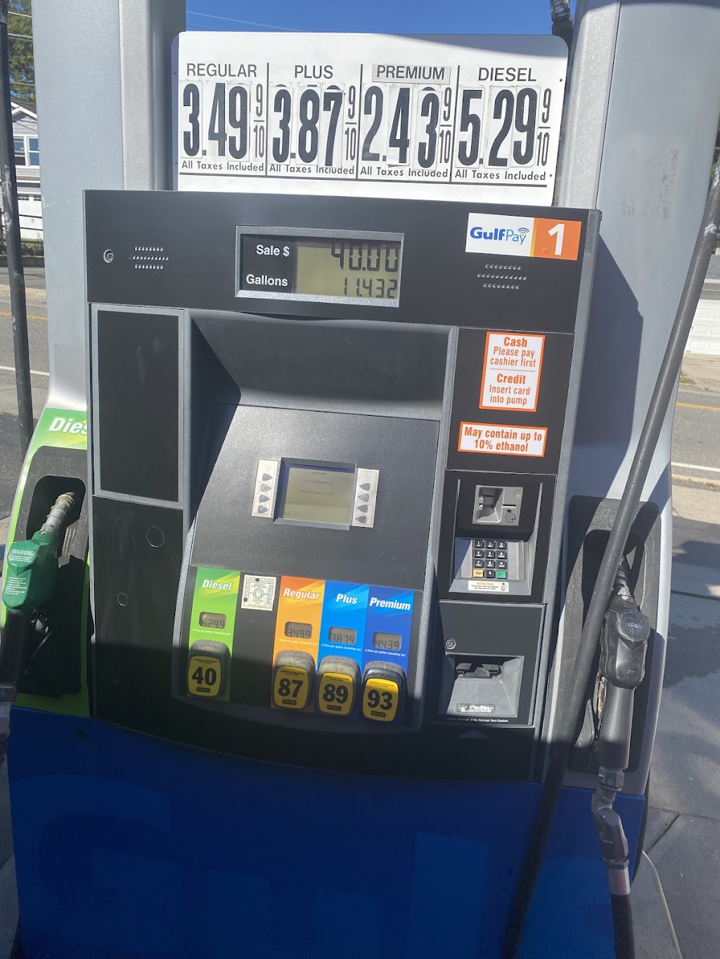 Gulf | 85 Sea Cliff Ave, Glen Cove, NY 11542, USA | Phone: (516) 671-2140