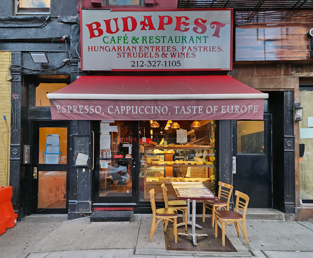 Budapest cafe | 1631 2nd Ave, New York, NY 10028, USA | Phone: (212) 327-1105