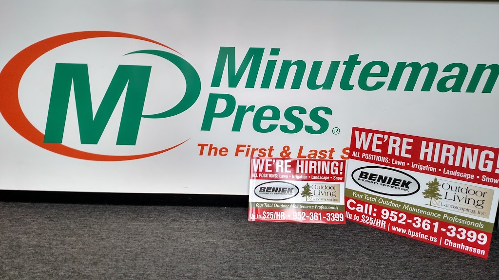 Minuteman Press | 7878 Century Blvd, Chanhassen, MN 55317, USA | Phone: (952) 479-7099