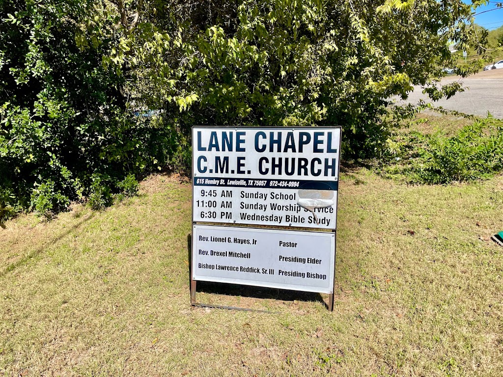 Lane Chapel CME Church | 615 Hembry St, Lewisville, TX 75057, USA | Phone: (972) 434-0994