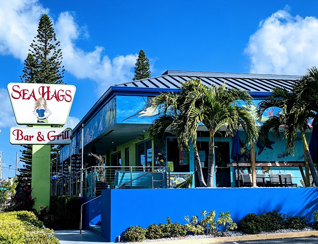 Sea Hags Bar and Grill | 9555 Blind Pass Rd, St Pete Beach, FL 33706, USA | Phone: (727) 360-2800