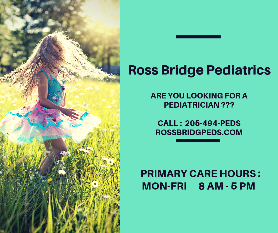 Ross Bridge Medical Center Pediatrics: Nicolette Marak, MD | 3635 Market St, Birmingham, AL 35226, USA | Phone: (205) 494-7337