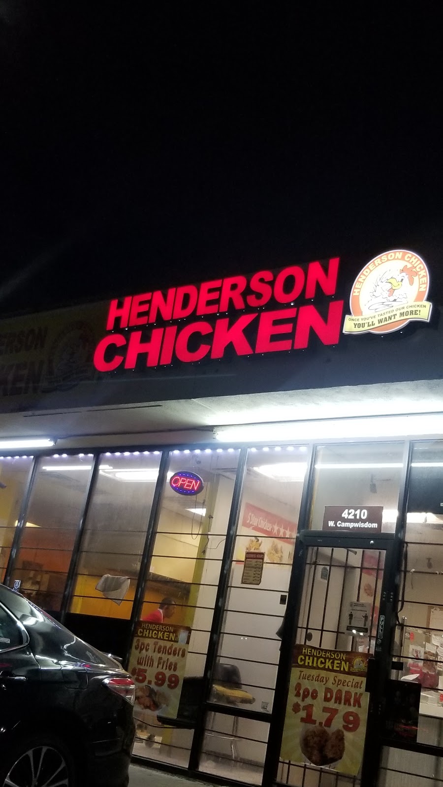 Henderson Chicken | 4218 W Camp Wisdom Rd, Dallas, TX 75237 | Phone: (972) 296-6777