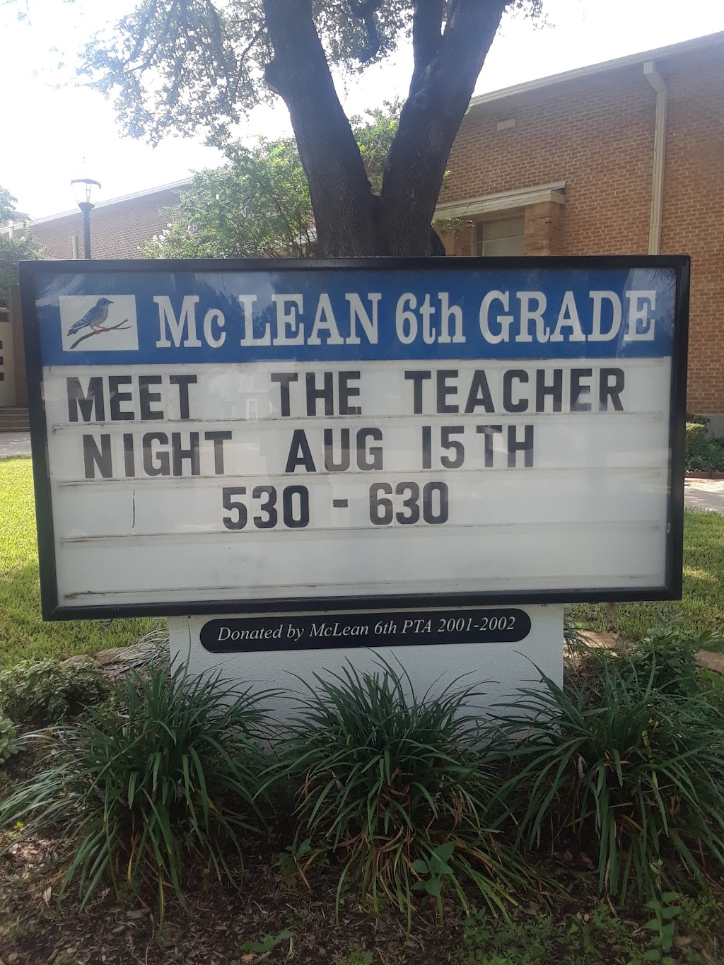 W.P. McLean 6th Grade Center | 3201 S Hills Ave, Fort Worth, TX 76109, USA | Phone: (817) 814-5700