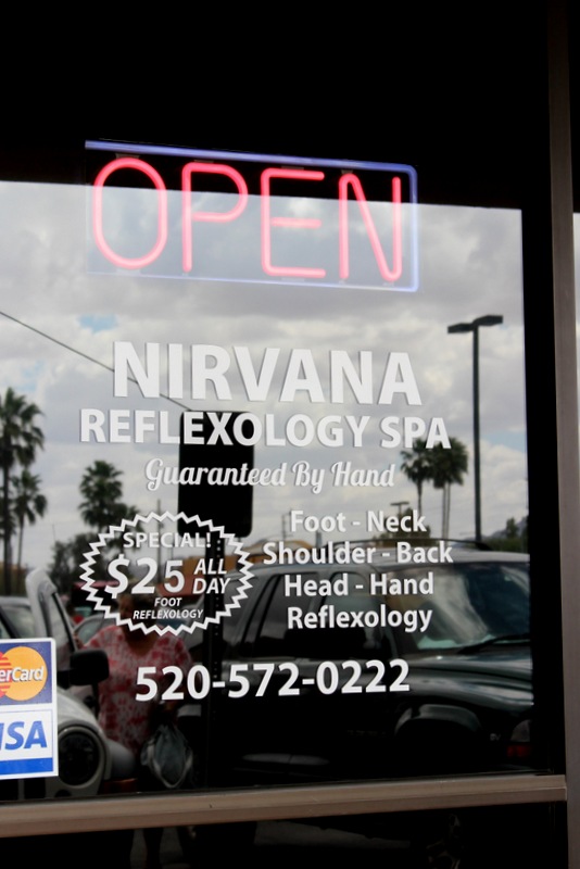 Nirvana Reflexology Spa | 3720 W Ina Rd, Tucson, AZ 85741, USA | Phone: (520) 572-0222