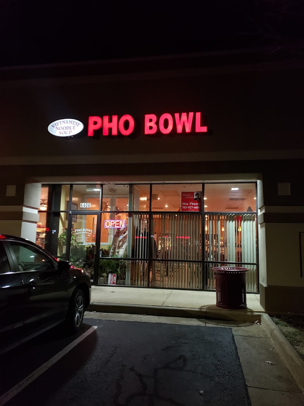 Pho Bowl | 6406 Landsdowne Centre Dr, Alexandria, VA 22315, USA | Phone: (703) 339-9101