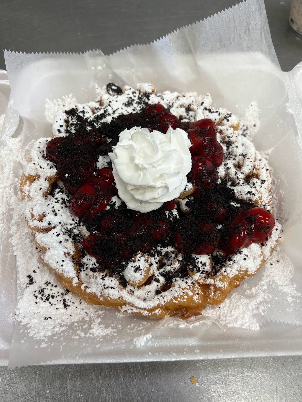 Funnel Cake Paradise | 4353 Gannon Ln, Dallas, TX 75237, USA | Phone: (972) 296-2851