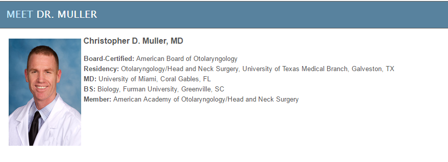 Christopher D. Muller, MD | 646 Virginia St, Dunedin, FL 34698, USA | Phone: (727) 450-0560