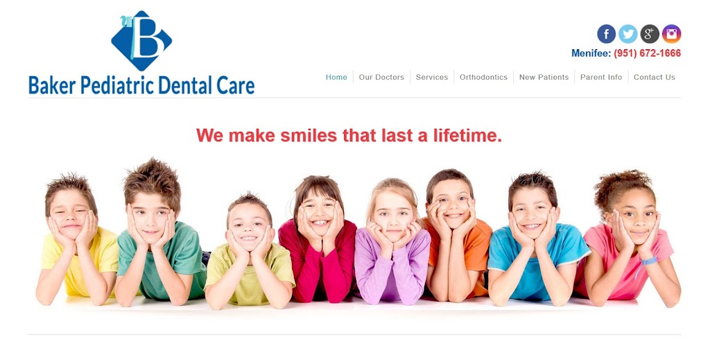 Baker Pediatric Dental Care | 27180 Newport Rd #3, Menifee, CA 92584, USA | Phone: (951) 672-1666