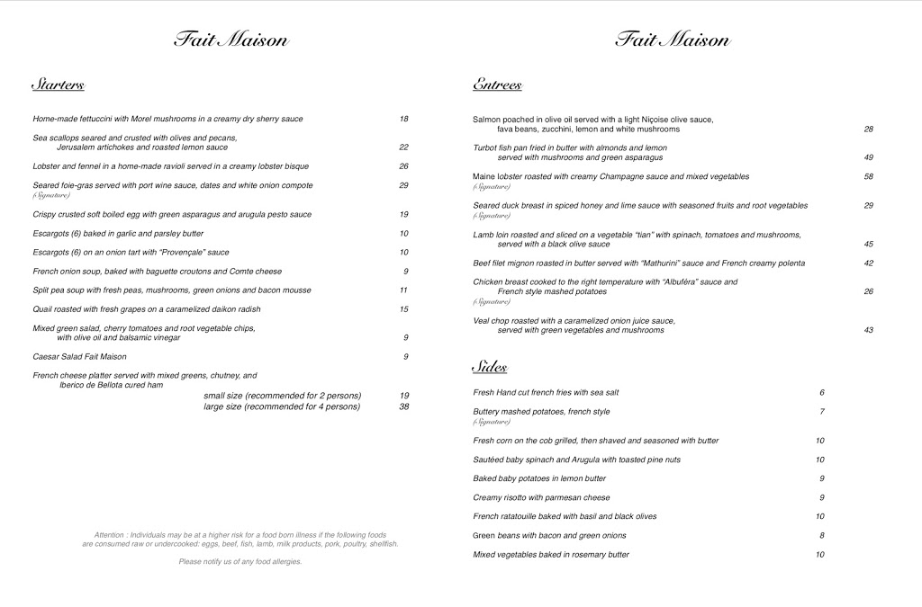 Fait Maison Restaurant | 152 E 5th St #3832, Edmond, OK 73034, USA | Phone: (405) 509-2555