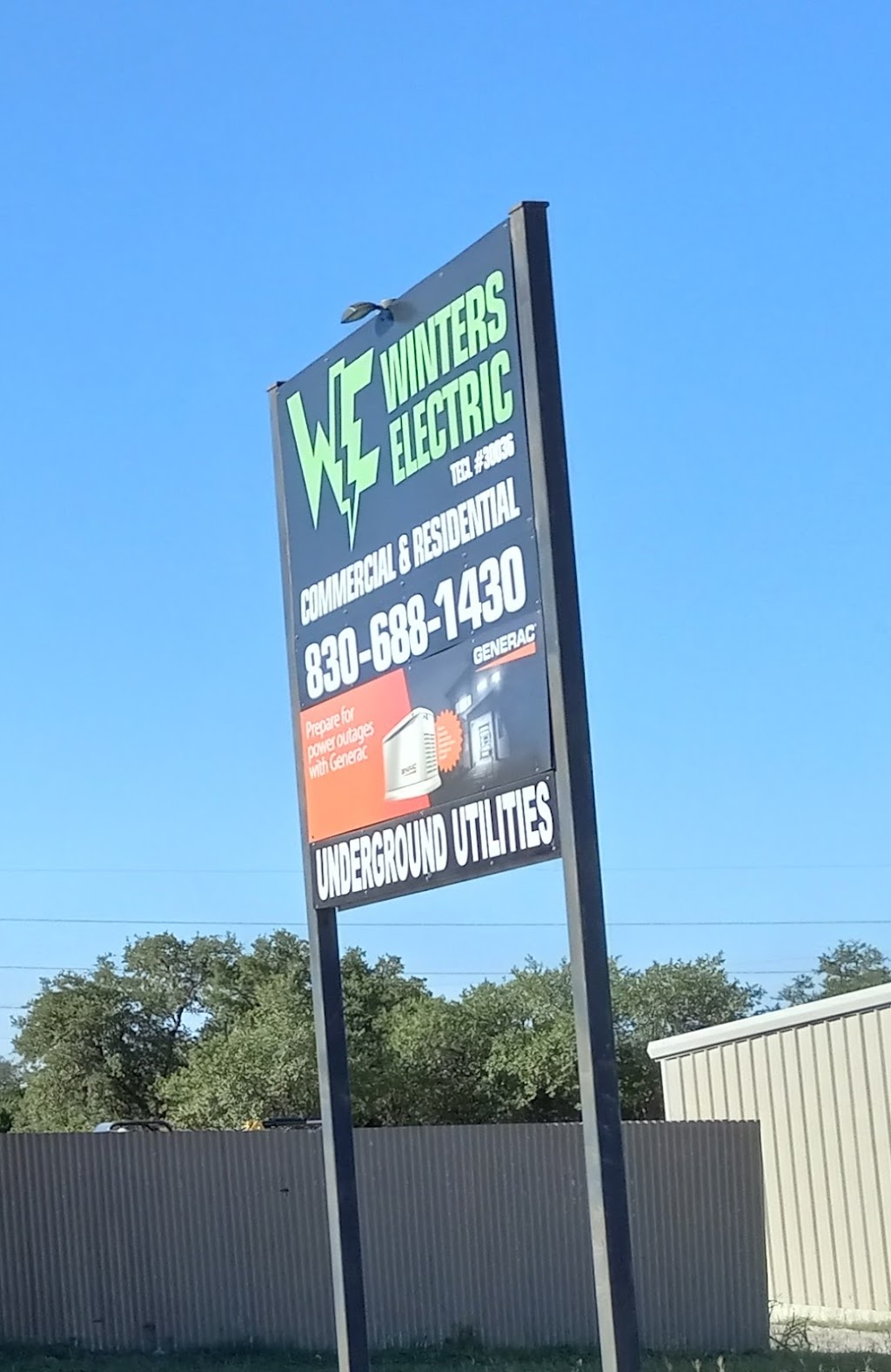 Winters Electric | 11692 TX-16, Pipe Creek, TX 78063, USA | Phone: (830) 688-1430