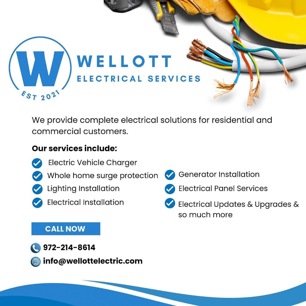 Wellott Electrical Services | 3007 Pinyon Pl, Melissa, TX 75454, USA | Phone: (972) 214-8614