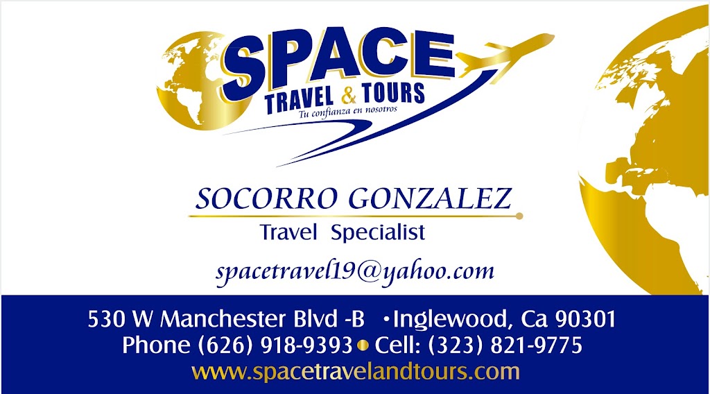 SPACE TRAVEL AND TOURS | 530 W Manchester Blvd B, Inglewood, CA 90301 | Phone: (626) 918-9393