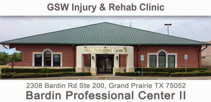 Greater Southwest Injury & Rehab Clinic | 2993 S Watson Rd suite 100, Grand Prairie, TX 75052, USA | Phone: (972) 522-1511