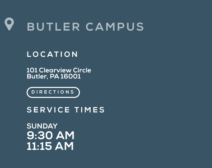 Allison Park Church - Butler Campus | 101 Clearview Cir, Butler, PA 16001, USA | Phone: (724) 234-3583