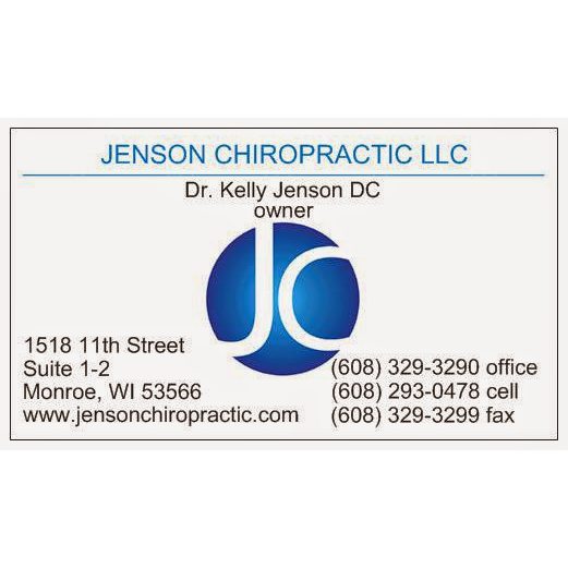 Jenson Chiropractic | 718 8th St, Monroe, WI 53566, USA | Phone: (608) 293-0478