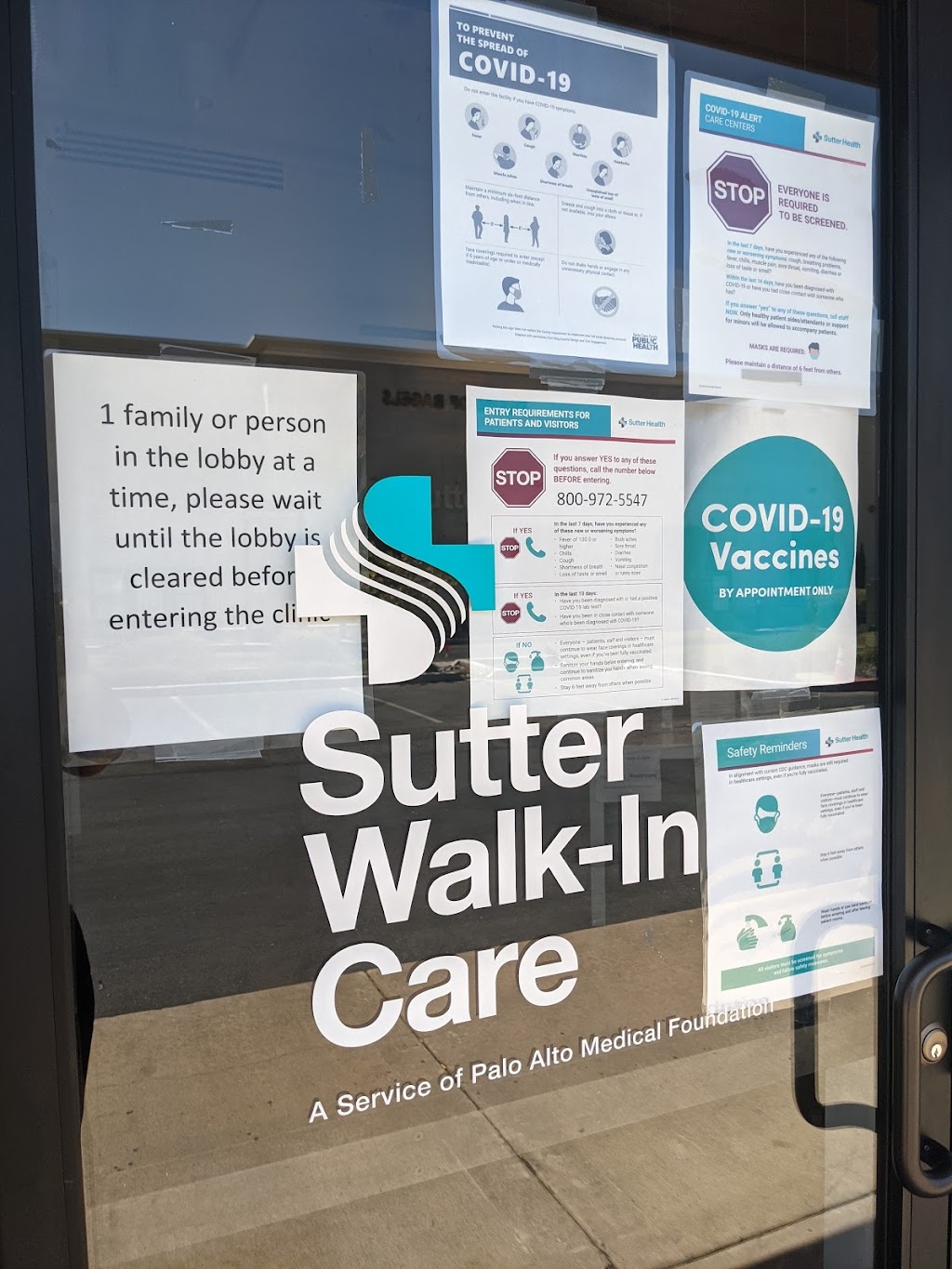 Sutter Walk-In Care - San Jose - Prospect | 5343 Prospect Rd, San Jose, CA 95129, USA | Phone: (800) 972-5547