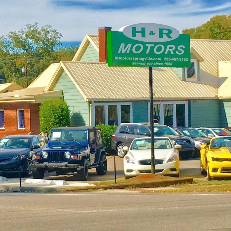 H & R Motors Inc. | 26 Murphrees Valley Rd, Springville, AL 35146, USA | Phone: (205) 467-3192