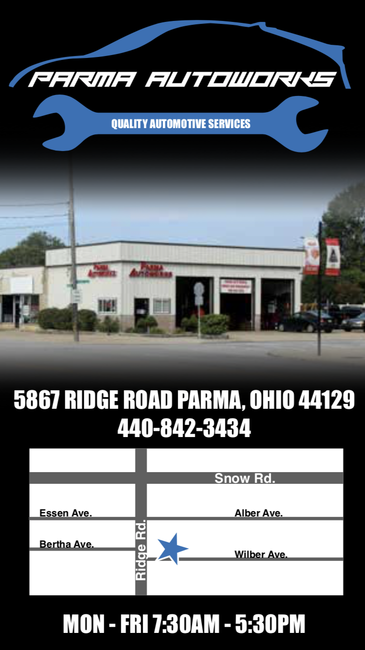 Parma Autoworks | 5867 Ridge Rd, Cleveland, OH 44129, USA | Phone: (440) 842-3434