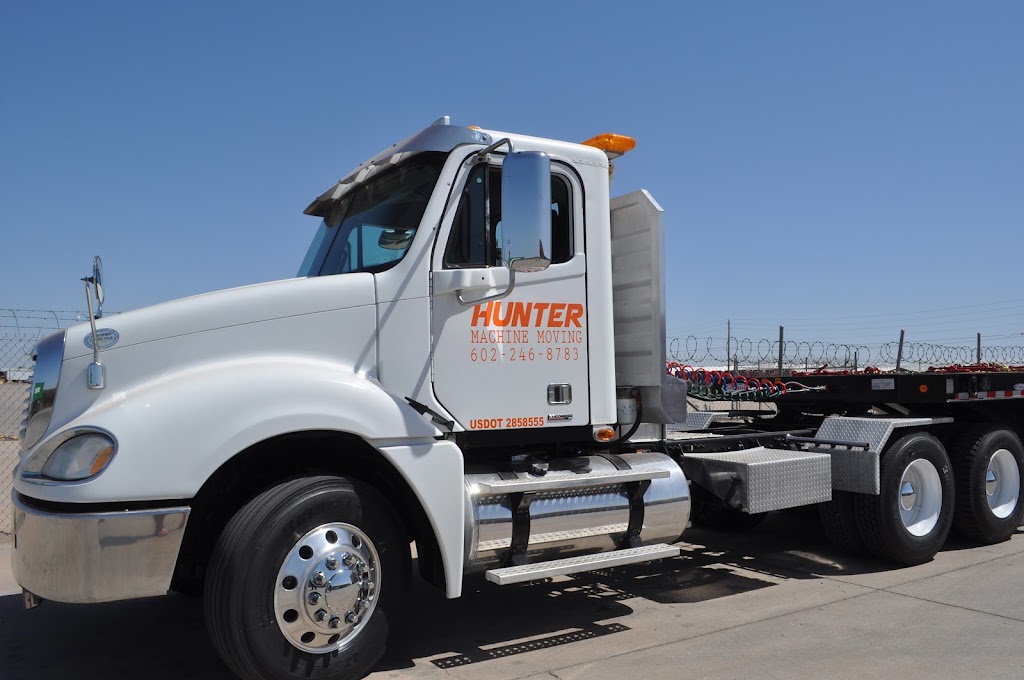 Hunter Machine Moving, LLC | 5707 W. Buckeye Rd., Bldg. B, Phoenix, AZ 85043, USA | Phone: (602) 246-8783