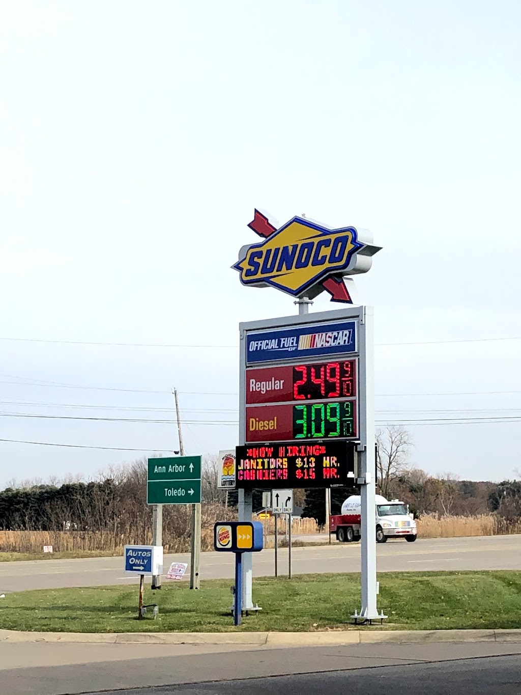 Sunoco Gas Station | 6055 US-223, Ottawa Lake, MI 49267, USA | Phone: (734) 854-6611