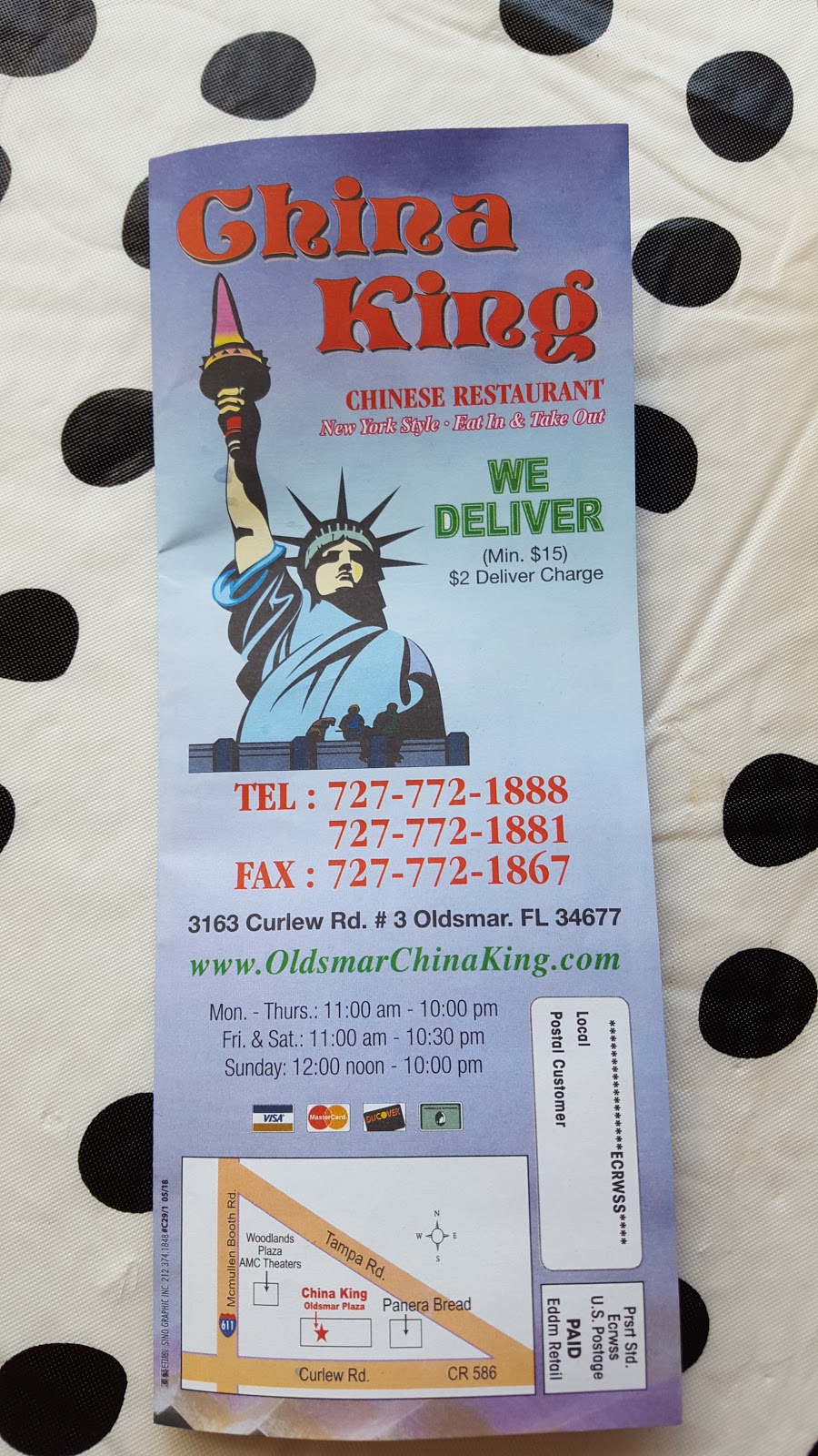 China King | 3163 Curlew Rd, Oldsmar, FL 34677 | Phone: (727) 772-1888