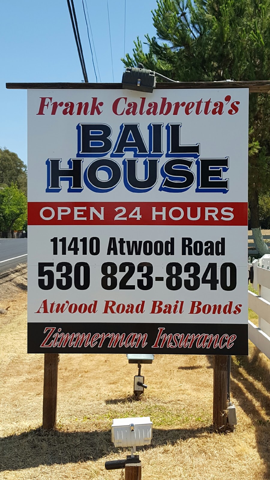 Frank S. Calabrettas Bail House | 11410 Atwood Rd, Auburn, CA 95603, USA | Phone: (530) 823-8340