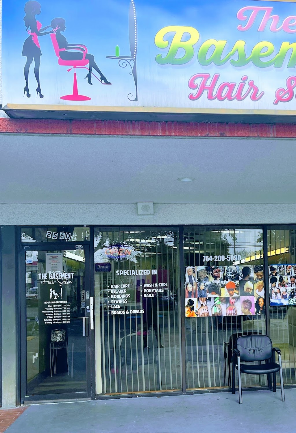 The Basement Hair Salon | 2560 N State Rd 7, Lauderdale Lakes, FL 33313, USA | Phone: (754) 200-5090